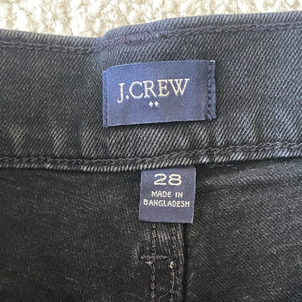 J Crew Black Denim Shorts 28 - Picture 4 of 5